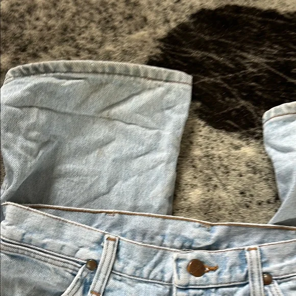 Cowboy cut wranglers Light Blue Denim Jeans - Picture 5 of 5